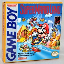 1989 NINTENDO GAMEBOY SUPER MARIO LAND 1ST PRINT CIB GREEN SCREEN SHOTS WATA IT