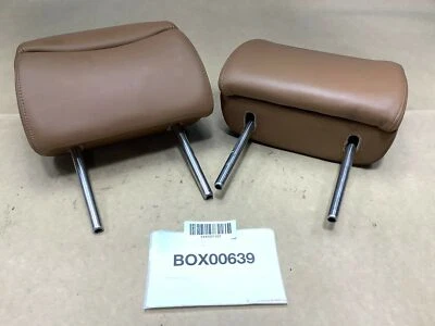 AUDI A8 QUATTRO 2006 segunda fila asiento izquierdo y derecho reposacabezas cuero OEM+ Foto 1 de 4