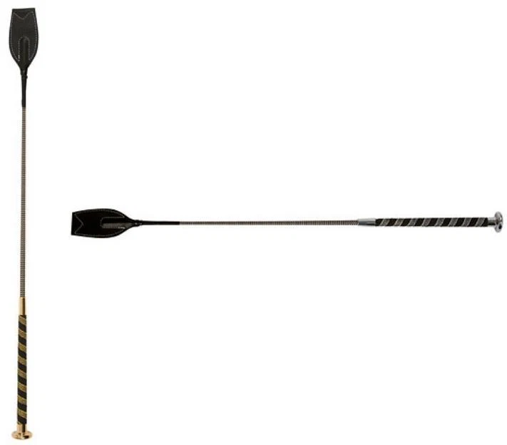 PEITSCHE Springgerte mit Gold oder Silber farbenen Applikationen Länge 65 cm   - Bild 1 von 1