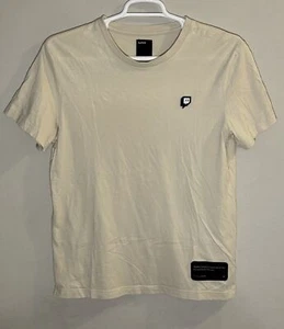 Twitch T-Shirt Uomo Piccola Panna Gaming Streaming Manica Corta Logo Gomma - Foto 1 di 6