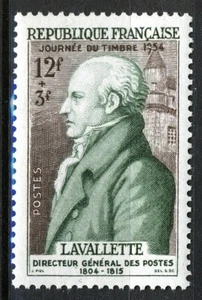 Frankreich 1954, Tag der Briefmarke ss postfrisch, Mi 995 Kat 4€ - Bild 1 von 1