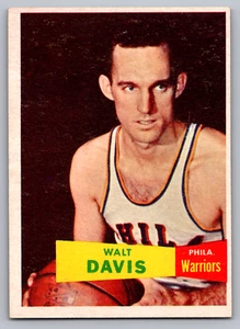 1957-58 TOPPS #49 WALT DAVIS WARRIORS - Picture 1 of 3