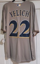 Christian Yelich #22 Milwaukee Brewers XL Stitched Baseball Jersey