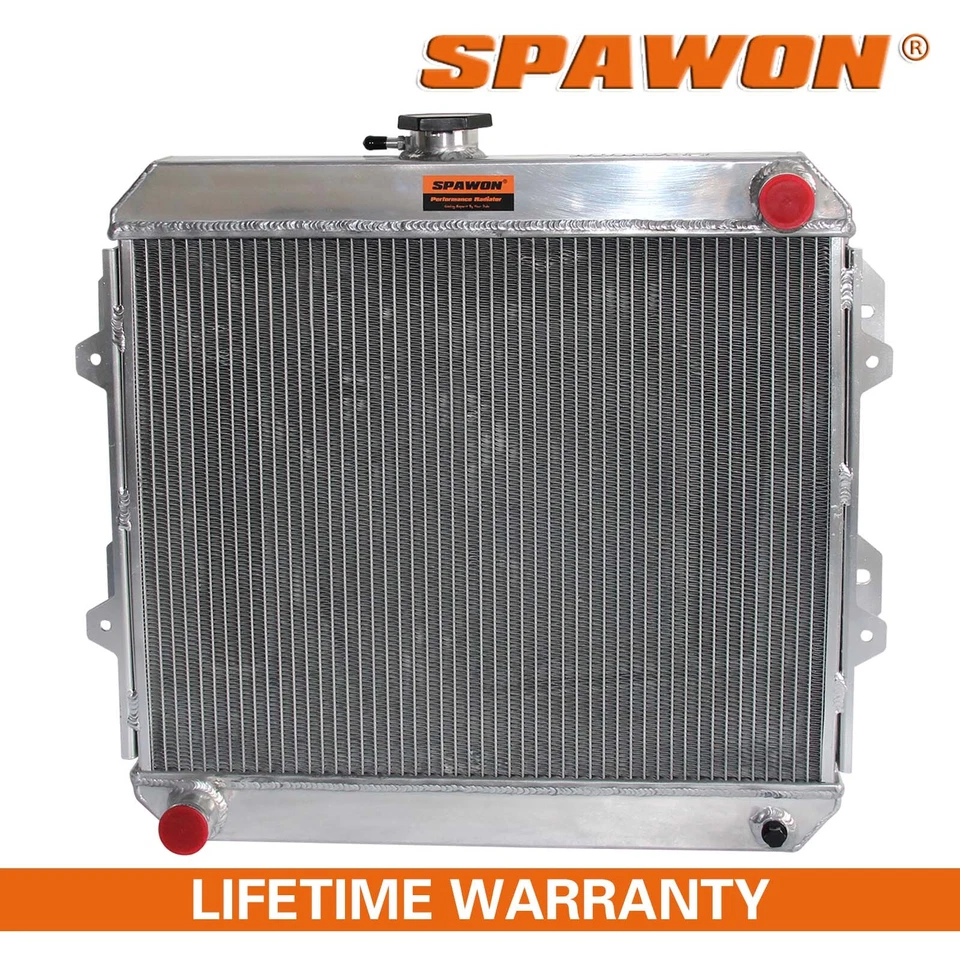 SPAWON Radiator For Toyota Hilux YN60 YN63 YN65 RN85 1983-1998 4RUNNER 3 Rows MT - image 1 of 4