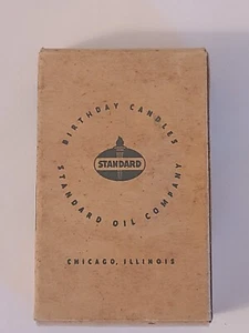 Standard Oil Superla Birthday Candles Green 12 Pack Chicago Vintage NOS HTF - Picture 1 of 9