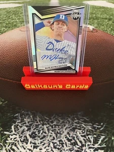 Marcus Johnson 2022 Panini Elite Extra Edition Auto Rookie RC Marlins - Picture 1 of 2
