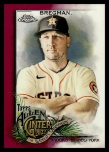 2022 Topps ALLEN & GINTER CHROME ALEX BREGMAN MAGENTA REFRACTOR 11/199 ASTROS #8 - Picture 1 of 2