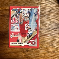 2019 Donruss Press Proof Red #224 George Kittle Variant San Francisco 49ers