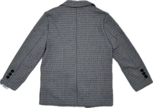 Boys' Houndstooth Knit Blazer - Cat & Jack Gray 5 - Picture 1 of 3