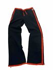 Vintage Streetwear Nylon Unzippable Nike Track Pants Navy/Orange Size XS