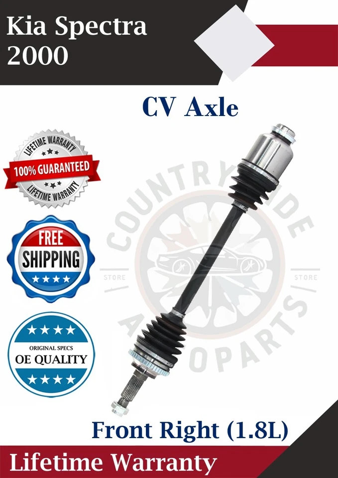 Nuevo eje CV delantero derecho OE para Kia Spectra 2000 1,8 L garantía de por vida Foto 1 de 4