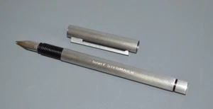 Füller LAMY CP1 14k 585 Weissgold vintage Edelstahl gebürstet W.Germany Fa#D2 - Bild 1 von 5