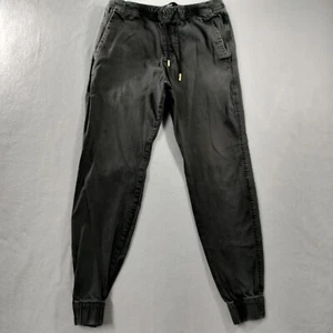 Pantaloni Hollister skinny jogger con coulisse neri kaki da uomo taglia small - Foto 1 di 6