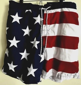 St. John’s Bay Badehose Herren Gr. XXL 2XL Amerikanische Flagge 🇺🇸 USA Neu mit Etikett - Bild 1 von 4