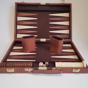 Cardinal Bakelite Backgammon Set Vintage Great! Incomplete See Description! - Picture 1 of 22