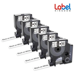 5 pk Refill Replace Dymo D1 45013 S0720530 LabelManager PnP 260P 160 Label Maker - Picture 1 of 8