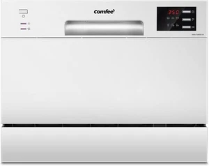 COMFEE' KWH-TD602E-W Freestanding Compact Dishwasher 6.5 liters - White - Picture 1 of 9