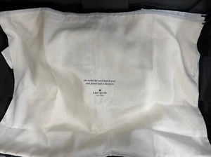 "Bolso de Polvo Kate Spade Nueva York Bolso Grande Almacenamiento Beige XL 27"" x 19" - Imagen 1 de 4