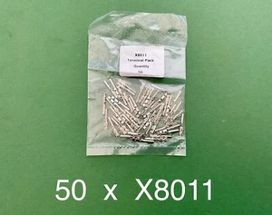 Hornby Spares 50 x X8011 Pin Terminal Power Clips Nuevo - Imagen 1 de 1