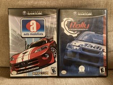 Auto Modellista & Rally Championship on Nintendo GameCube - Complete (RARE)