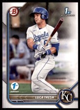 Luca Tresh 2022 Bowman 1st Edition Rookie First Card RC #BPPF-136 Kansas City