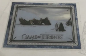 Game Thrones Legends Realm Fire and Ice Card FI18 Acetate Style JON & DAENERYS - Picture 1 of 2