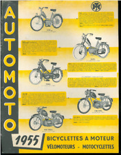 PROSPECTUS Tarif Courrier AUTOMOTO 1955 Motos Vélomoteurs Cyclomoteurs Brochure