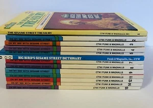 89’ On My Way W/Sesame Street Books Hardcover lot of 13 volumes (see Photos) - Picture 1 of 6