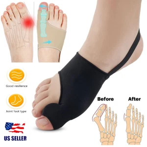 1Pair Bunion Corrector for Women & Men Big Toe Straightener-Bunions Correction - Picture 1 of 25