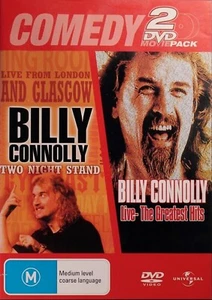 Billy Connolly Two Night Stand + Billy Connolly Live The Greatest Hits : vgc DVD - Picture 1 of 1