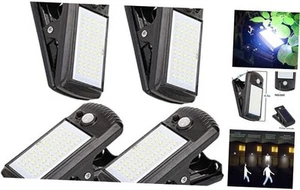 4 Pack Solar Lights - 40 LED, 3 Modes, Clip On, Motion Sensor, IP65 - Picture 1 of 8