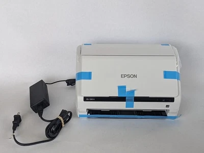 NWOB Epson WorkForce DS-530 II Duplex Document Scanner & AC Adapter 0 SCANS! - Image 1 of 4