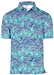HAPPY BAY Men's Short Sleeves Collared Jersey Classic Fit Button Down Casual - Picture 1 of 3