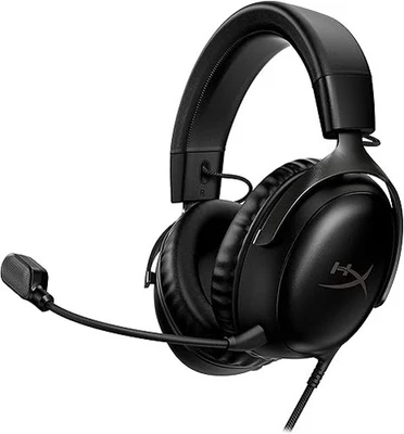 HyperX Cloud III - Auriculares con cable para juegos DTS 53 mm controladores PC PS5, Xbox Series X|S Foto 1 de 4