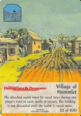 Village of Hommlet 22/100 - Runes & Ruins Spellfire CCG TSR, Inc. 1996 - Immagine 1 di 4