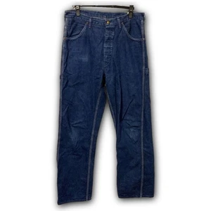 orSlow Malerhose Größe 3 L japanische Denim Arbeitskleidung blau ungeschnittener Saum kostenloser Versand - Bild 1 von 3