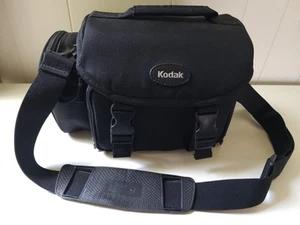 Kodak Large Black Nylon Camera Bag With adjustable Shoulder Strap 5 pocket.  - Picture 1 of 17