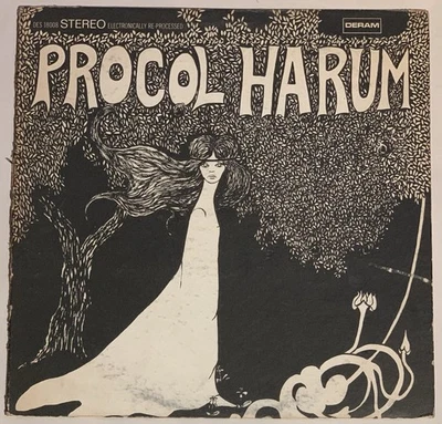 PROCOL HARUM “Self-Titled” 1967 Vinyl LP Deram DES 18008 STEREO - Image 1 of 4