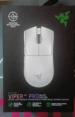 Razer Viper V3 Pro Gaming Maus Weiß Brandneu & Versiegelt - Bild 1 von 2