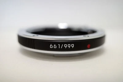 MINT LEICA 18628 ADAPTER FOR USING LEICA R LENSES TO 4/3" CAMERAS i.e. DIGILUX 3 - Image 1 of 4