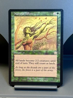 NATURAL AFFINITY Mercadian Masques Magic the Gathering MTG RARE NM - Image 1 of 2