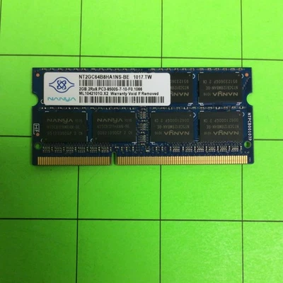 Nanya NT2GC64B8HA1NS-BE 2GB PC3-8500S Random Access Memory RAM - Image 1 of 3