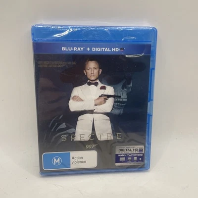 Spectre 007 Blu Ray + Digital HD Brand New Sealed Region B Daniel Craig Free Pos - image 1 of 2