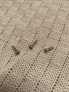 Teddy Ruxpin Head Speaker Screws 1985 Worlds Wonder  REPLACEMENT PART - Picture 1 of 3