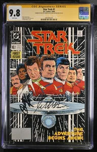 Star Trek #1 DC Comics 1989 CGC 9,8 firmado William Shatner y Walter Koenig - Imagen 1 de 2