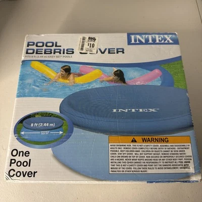 Intex 58939E 8ft Easy Set  Swimming Pool Debris Cover Tarp 2012 - Image 1 of 4