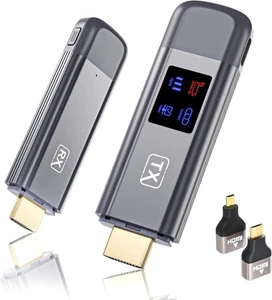 Transmisor y receptor HDMI inalámbrico compatible con 4K LED 100FT rango 2.4G y 5G - Imagen 1 de 6