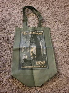 Bolso de Mano Reutilizable Barnes and Noble EL LIBRO DE LA SELVA - Rudyard Kipling RARO - Imagen 1 de 5