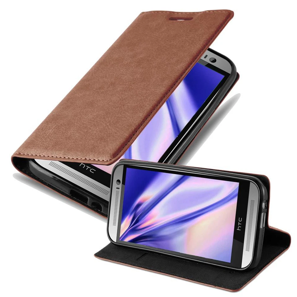 Case for HTC One M8 Cover Protection Book Wallet Magnetic Book - Image 1 of 1