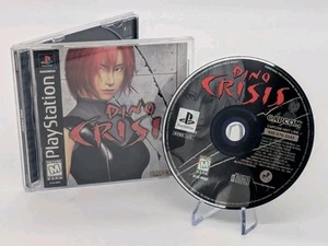 Sony PlayStation 1 PS1 Dino Crisis Video Game, Manual & Reg Card Black Label - Picture 1 of 12